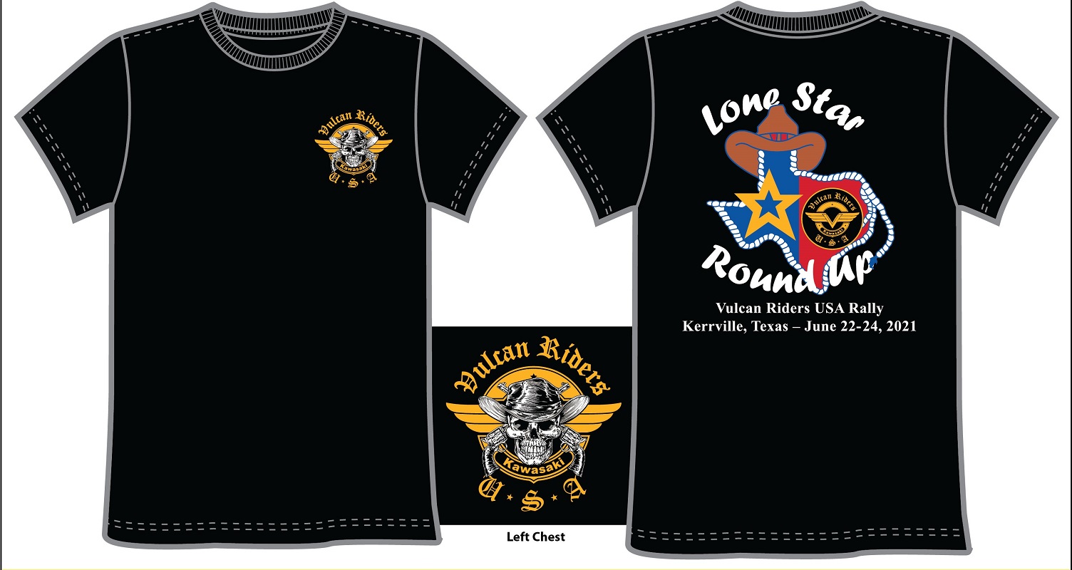 2021 - EAST RALLY, Lone Star Round Up T-Shirt